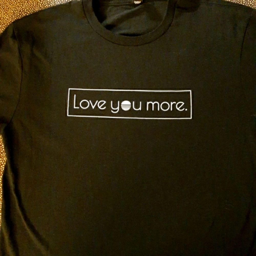 LOVE YOU MORE,  District. Black, medium
